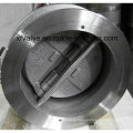 Wafer Type Double Disc Butterfly Flange End Check Valve